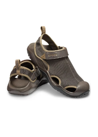 Коричневые кеды Crocs