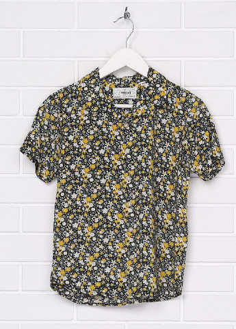 Цветная кэжуал рубашка с цветами Jack & Jones с коротким рукавом