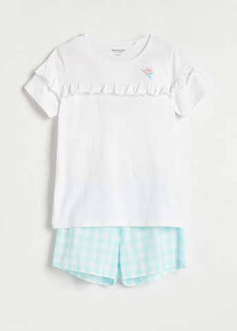 Комбинированная всесезон пижама (футболка, шорты) футболка + шорты Reserved
