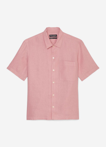 Светло-розовая кэжуал рубашка однотонная Marc O'Polo