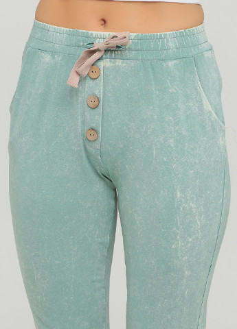 Зеленые кэжуал демисезонные укороченные, джоггеры брюки Arefeva
