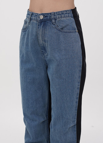 Комбинированные кэжуал, джинсовые демисезонные джоггеры брюки Missguided