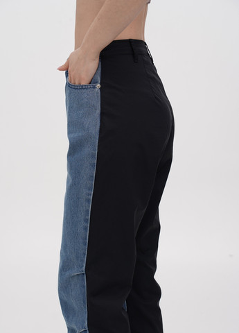 Комбинированные кэжуал, джинсовые демисезонные джоггеры брюки Missguided