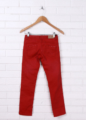 Красные кэжуал демисезонные зауженные брюки Silvian Heach