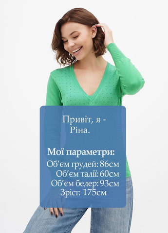 Фісташковий демісезонний пуловер пуловер Sassofono