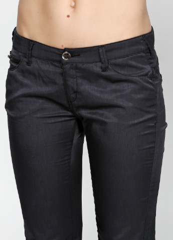 Черные кэжуал демисезонные брюки Armani