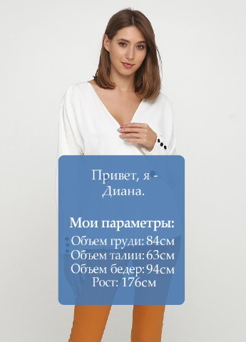 Серая демисезонная блуза на запах Kristina Mamedova