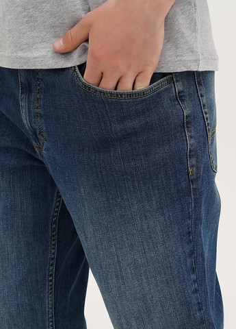 Синие демисезонные прямые джинсы Tramper Straight Mustang