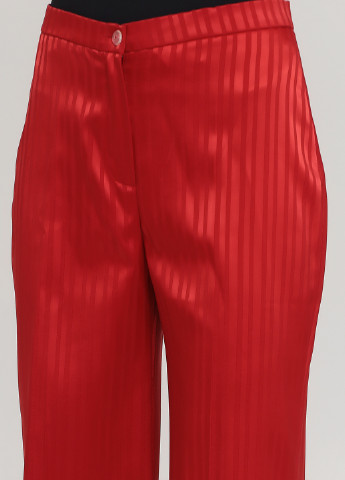 Красные кэжуал демисезонные клеш брюки Space