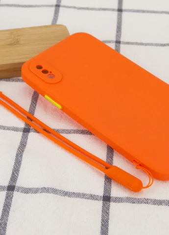 Чохол TPU Square Full Camera для Apple iPhone XS Max (6.5 ') Помаранчевий (is_00000042150_3) Epik (229726477)