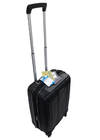 Чемодан пластиковый малый 55 см AIRTEX 637 (251854841)