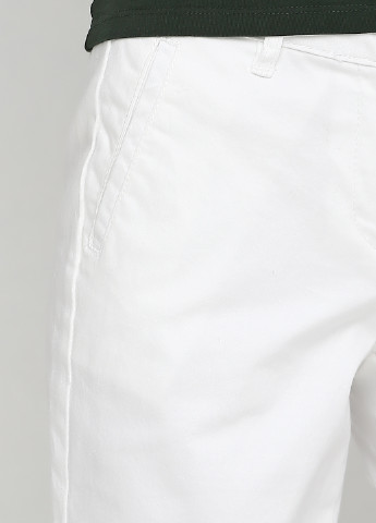 Белые кэжуал демисезонные прямые брюки Colours