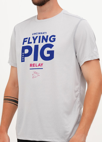 Серая футболка Asics