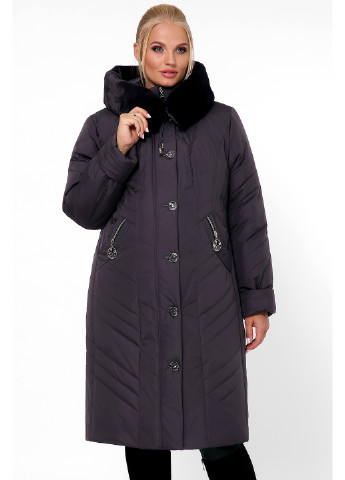 Фиолетовая зимняя куртка Rolana