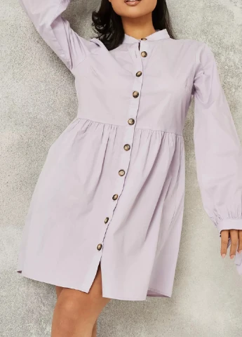 Лілова кежуал плаття, сукня Missguided однотонна