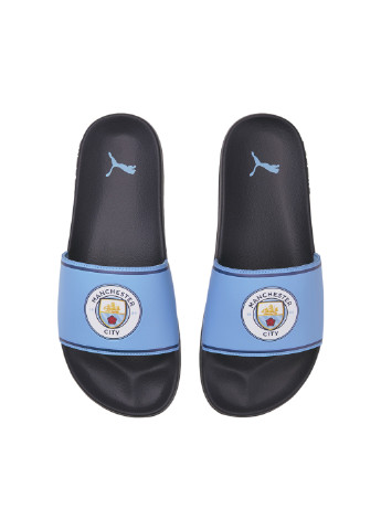 Шльопанці Man City Leadcat 2.0 Sandals Puma однотонний синій спортивний