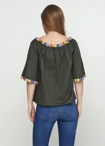 Хакі блуза Italy Moda