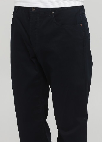 Темно-синие кэжуал демисезонные прямые брюки Lagrand