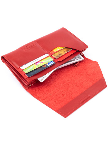 Женский кожаный кошелек-клатч 20х10х2,5 см Grande Pelle (252133593)