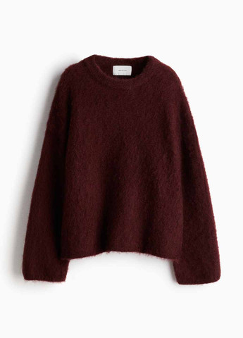 Бордовый зимний джемпер джемпер H&M