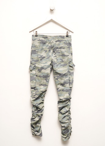 Хаки демисезонные карго джинсы Boohoo