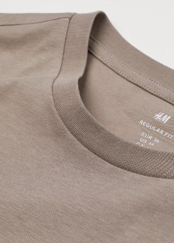 Темно-бежевая футболка H&M