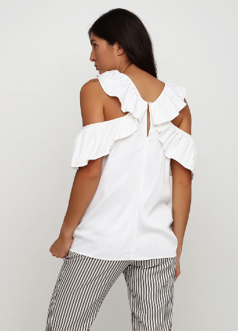 Белая летняя блуза Uterque