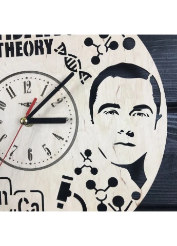 Тематические интерьерные настенные часы «Теория большого взрыва» 7Arts (253567019)