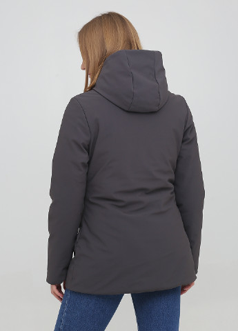 Темно-сіра демісезонна куртка Coco Design