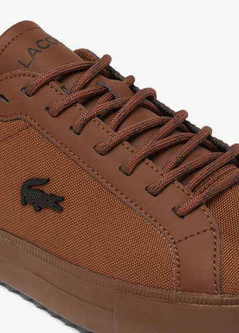 Коричневые демисезонные кроссовки Lacoste POWERCOURT