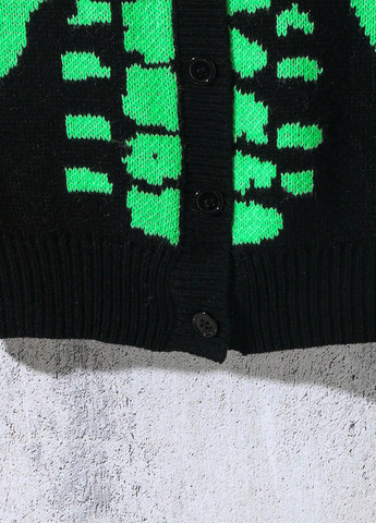 Черный демисезонный кардиган SHEIN