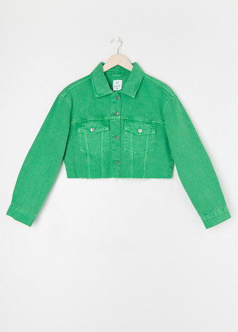 Зеленая демисезонная куртка Sinsay