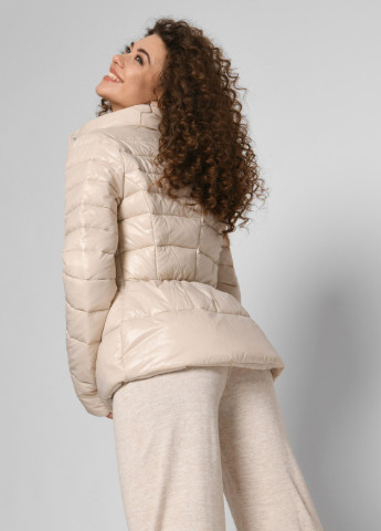 Бежева демісезонна демисезонная женская куртка X-Woyz