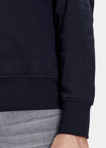 Темно-синій світшот Tommy Hilfiger однотонний вишивка (306682103)