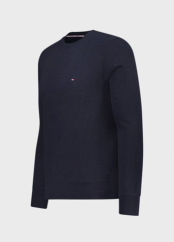Темно-синій світшот Tommy Hilfiger однотонний вишивка (306682103)