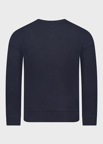 Темно-синій світшот Tommy Hilfiger однотонний вишивка (306682103)