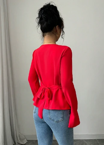 Красная блуза SHEIN