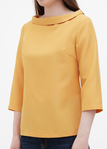 Світло-оранжева літня блуза Maurini