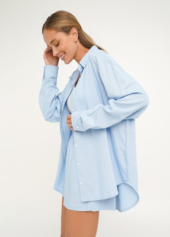 Сорочка жіноча оверсайз з льону KASTA design (294817551)