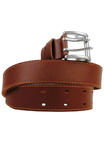 Чоловічий шкіряний ремінь 130-140х4,5 см Skipper (254595191)