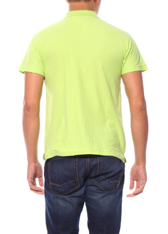 Салатовая футболка-поло для мужчин Sol's однотонная