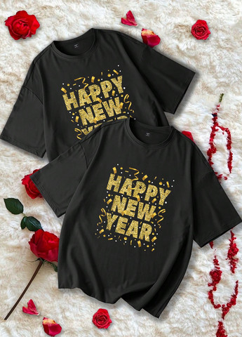 Чорна футболка SHEIN