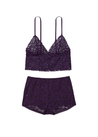Фіолетова всесезон піжама (топ, шорти) топ + шорти Victoria's Secret