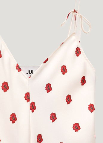 Молочна кежуал сукня JUL з квітковим принтом