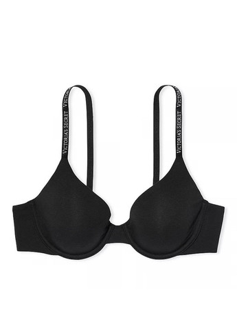 Черный демисезонный комплект (бюстгальтер, трусики) Victoria's Secret