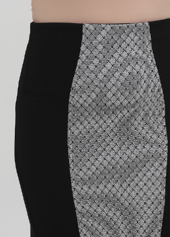 Черная кэжуал с геометрическим узором юбка Rinascimento карандаш