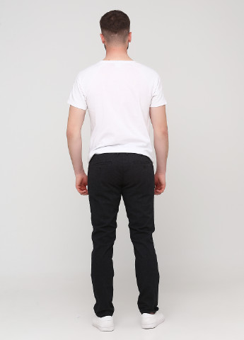 Темно-серые кэжуал демисезонные зауженные брюки Fynch Hatton