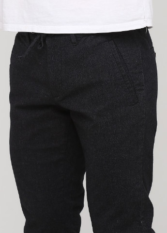 Темно-серые кэжуал демисезонные зауженные брюки Fynch Hatton