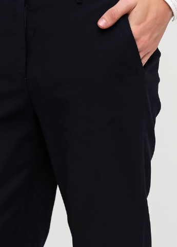 Темно-синие кэжуал демисезонные прямые брюки Gant