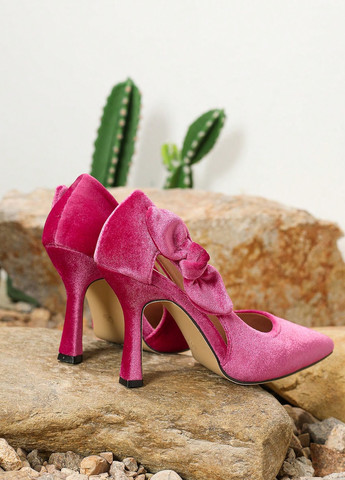 SHEIN Туфли лодочки розовый з текстиль, китай — демисезон (330776100)